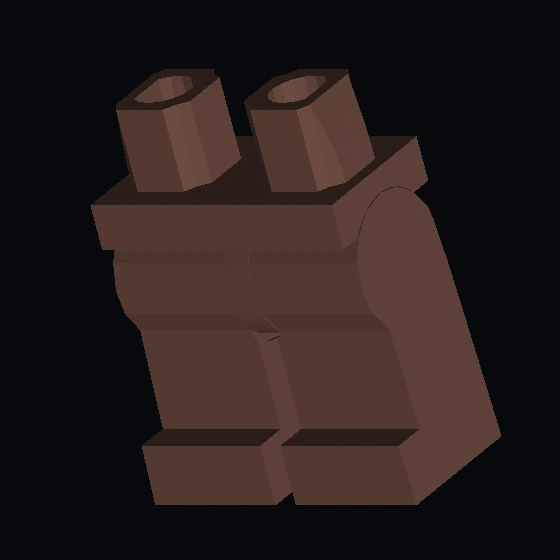 Минифигурка Бедра и ноги с выкройкой робота [15] (82532)