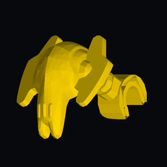 Минифигурка Механическая голова Киборга (87567)