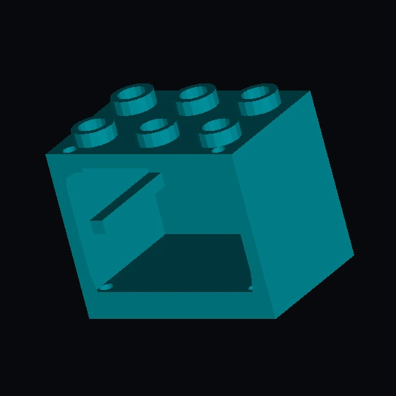 Шкаф-контейнер 2 × 3 × 2 с полыми стойками (92410)