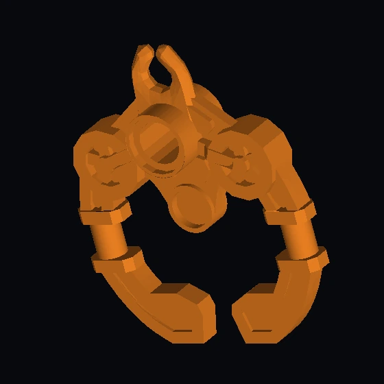 Строительное звено цепи с отверстием для глазка (98562)