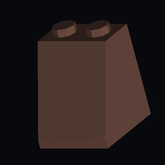 Наклонный кирпич 65 2 х 2 х 2 с узором «Лампы и циферблаты» (3678apc0)