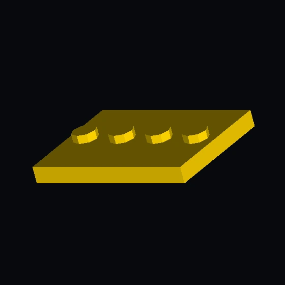 Тарелка 3 × 4 с 4 гвоздиками в центре с белыми точками и узором из блесток/звездочек (88646p07)