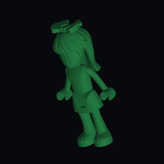 Figure Friends Stephanie с лавандовой юбкой среднего размера, белым топом с контурными звезда……