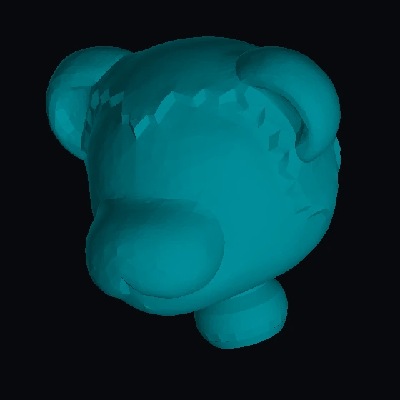 Рисунок Голова панды Фабуленд с шеей (u9107p03c01) (19708)