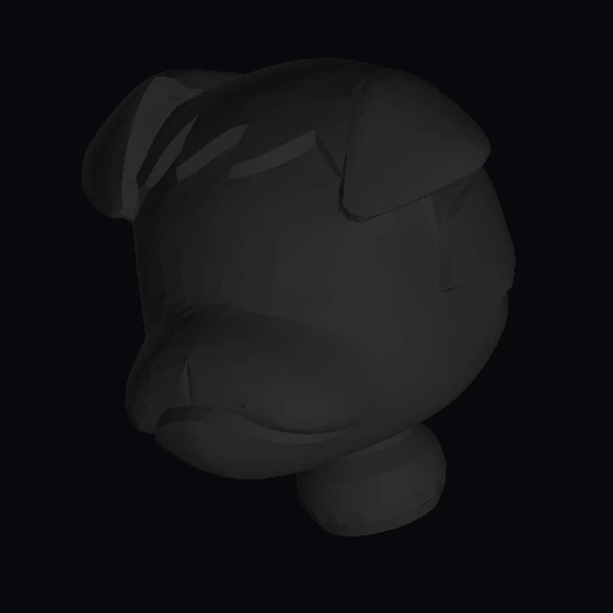 Рисунок Фабуленд Бульдог голова 3 с шеей (u9142p03c01) (19706)