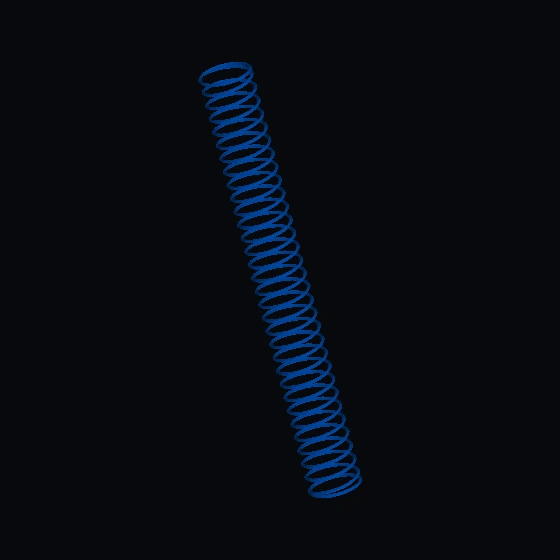 Пружина для пневматического насоса 2 × 2 × 5 с поршнем 5,5 л (удлиненным) (u9351-f2) (19307)