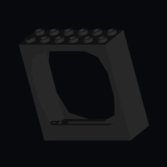 Дверная рама 2 х 6 х 5 с выступом (u9484) (19858)