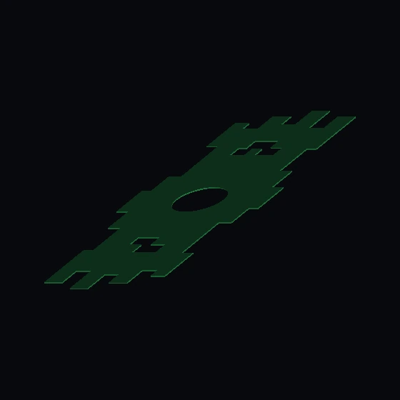 Накидка для минифигурок, рваная и пиксельная (u9490) (19909)