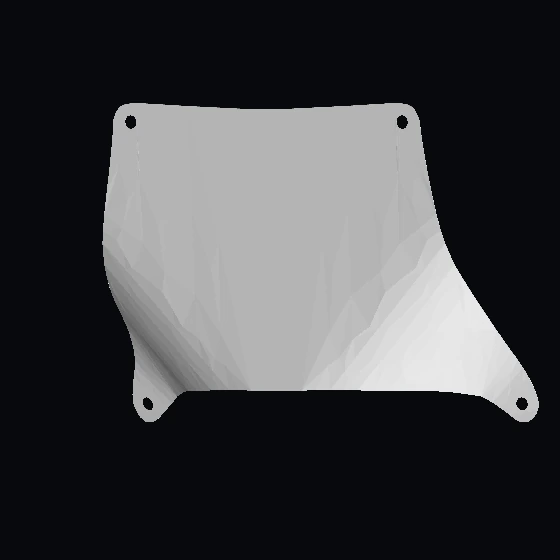 Парус 27 × 17 трапециевидной формы с толстыми полосками на белом фоне (сформированная форма 1)…