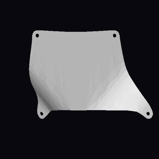 Парус трапециевидной формы 27 × 17 с толстыми полосками на белом фоне (сформированная форма 2)…