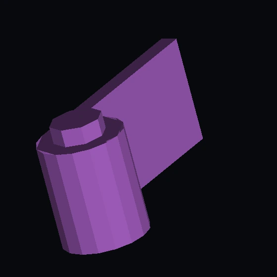 Дверь 1 × 3 × 3 справа с окном и горизонтальной ручкой - верхняя (u9502) (19847)