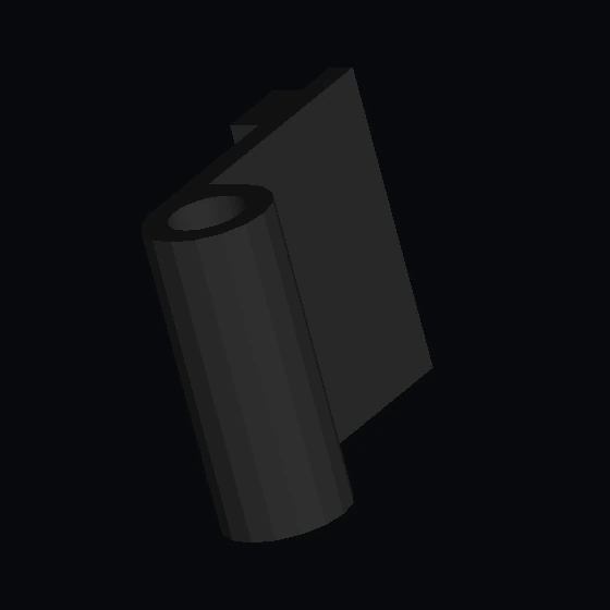 Дверь 1 × 3 × 3 справа с окном и горизонтальной ручкой - нижняя (u9503) (19841)