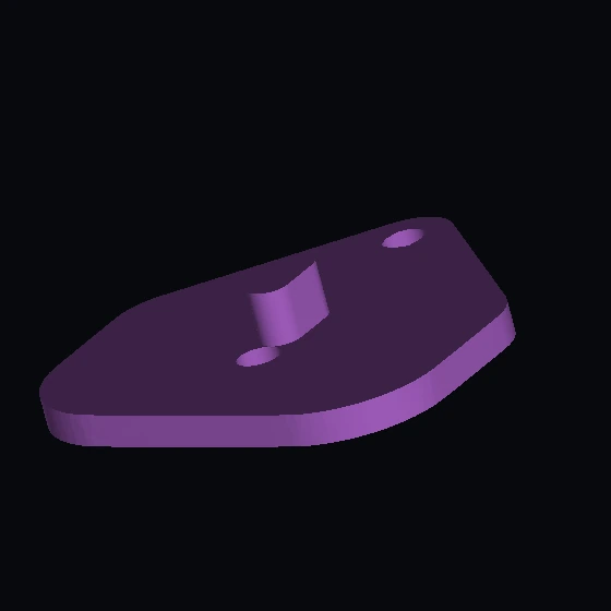 Основание соединительного крюка для поезда с круглым отверстием (u9513) (19832)