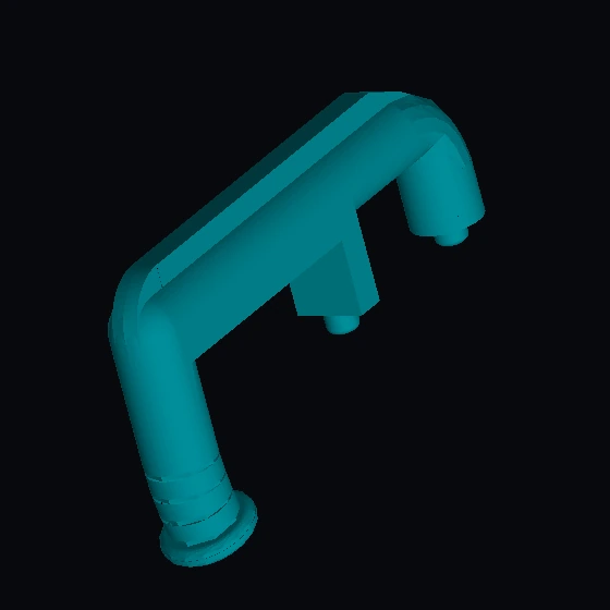 Соединительный крюк для поезда без выемки с круглым стержнем (u9514) (19831)