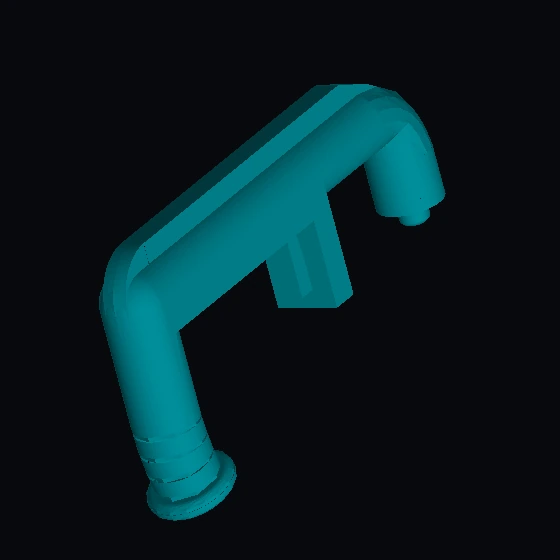 Соединительный крюк для поезда без выемки с прямоугольным штифтом (u9516) (19910)