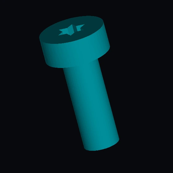 Винт 17,2 × 4 Торкс T6 (u9522) (19829)