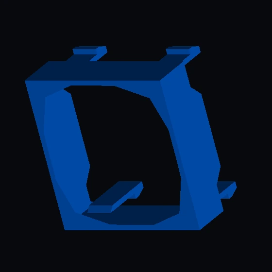 Передняя рамка со светодиодной матрицей с электроприводом (u9532) (19839)